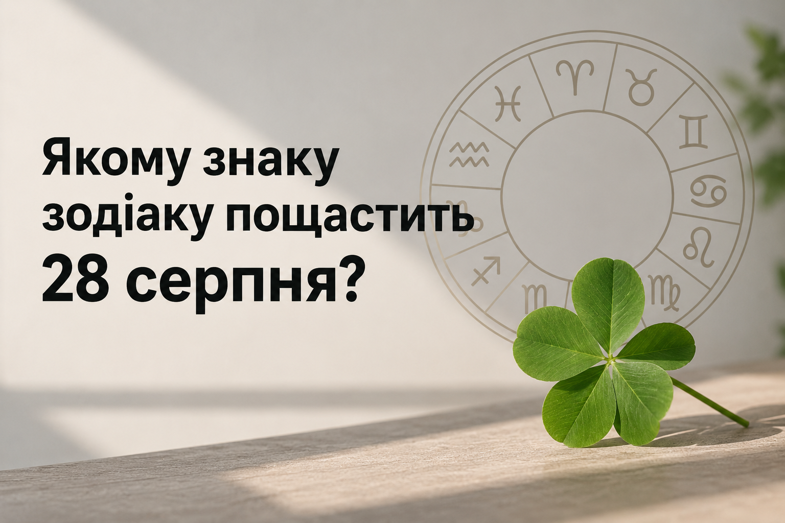 Якому знаку зодіаку пощастить 28 серпня